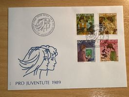 Pro Juventute Ersttagsbrief 1989