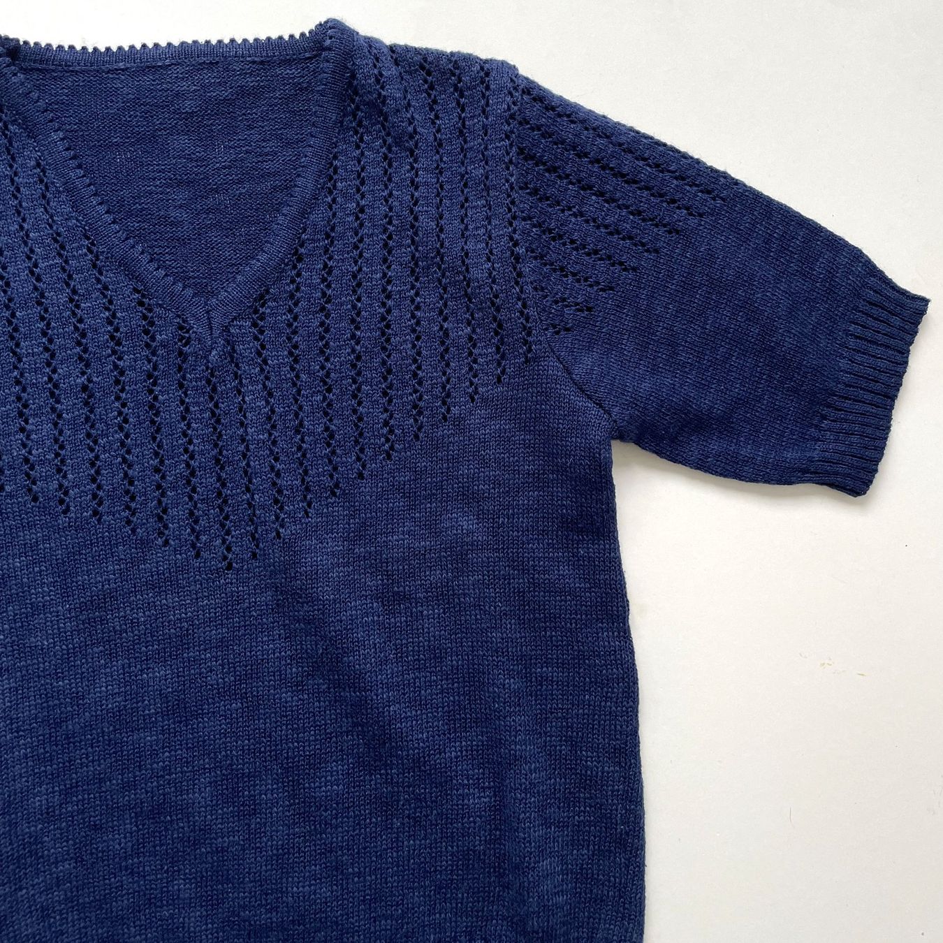 Pullover & Sweatshirts: Pullover Strick Gr. S dunkelblau La Mode jeune Italy 1960s – Neu (gemäss Beschreibung) aus Brüttisellen von Buxus 4
