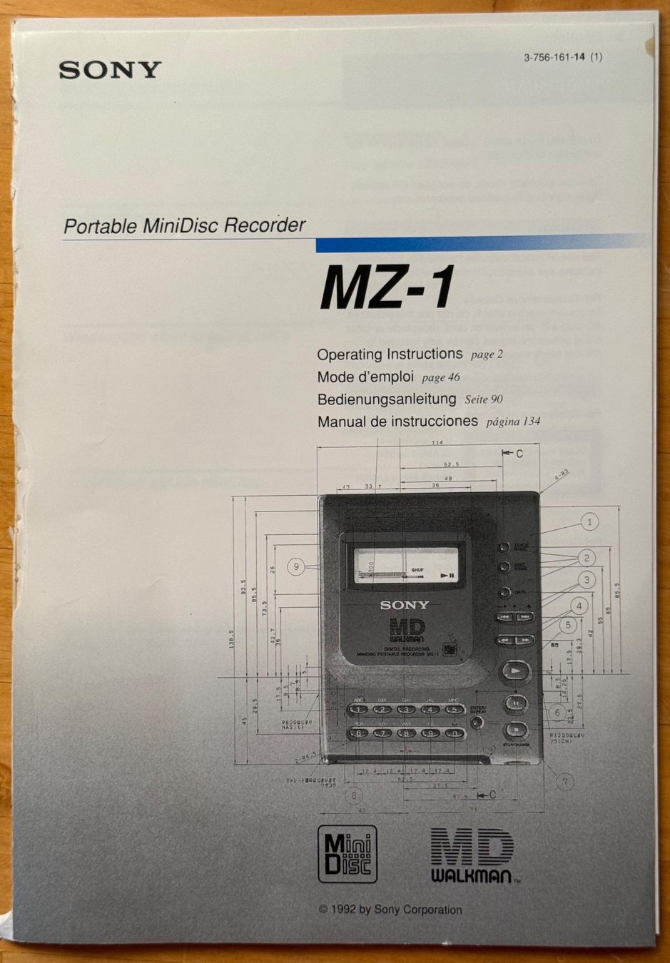 Sony Minidisc: Sony Minidisc Player MZ-1 – Gebraucht aus Bülach von Twinggy 8