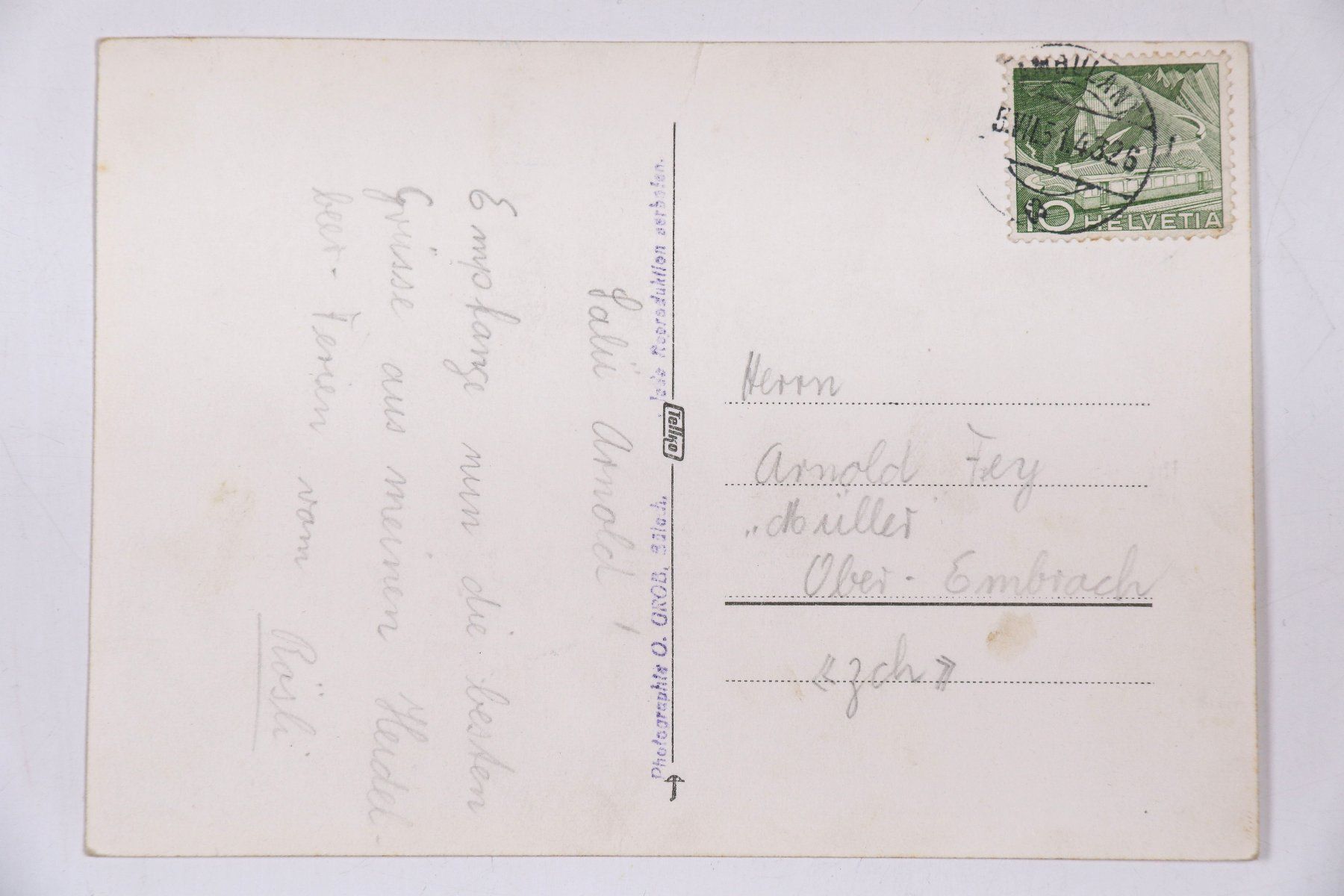 Cartoline postali: Bachs – Usato da Hettlingen venduto da Scholi99 1