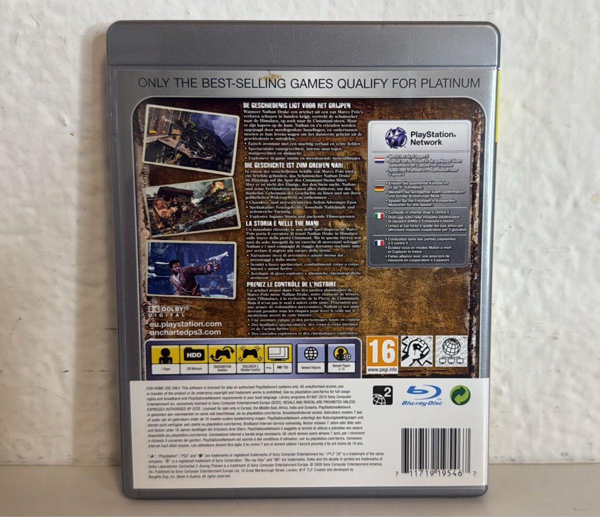 Sony Spiele: Uncharted 2 Among Thieves - PS3 Platinum Edition Game – Gebraucht aus Ehrendingen von bubulence 1