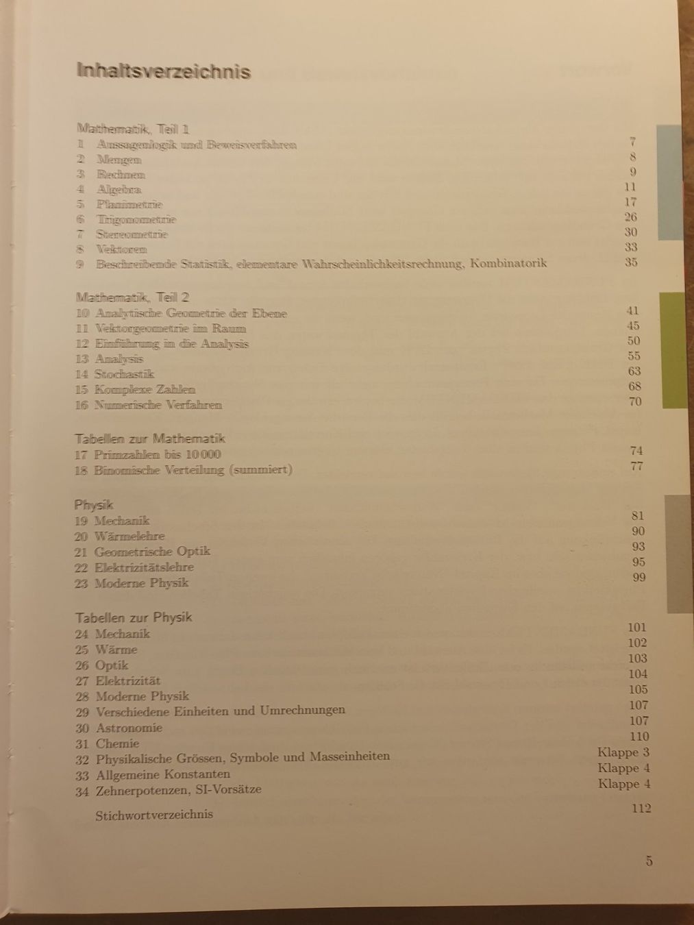 Libri: Fundamentum Mathematik und Physik - Formeln, Begriffe, Tabel – Usato da Zürich venduto da loosebone 3