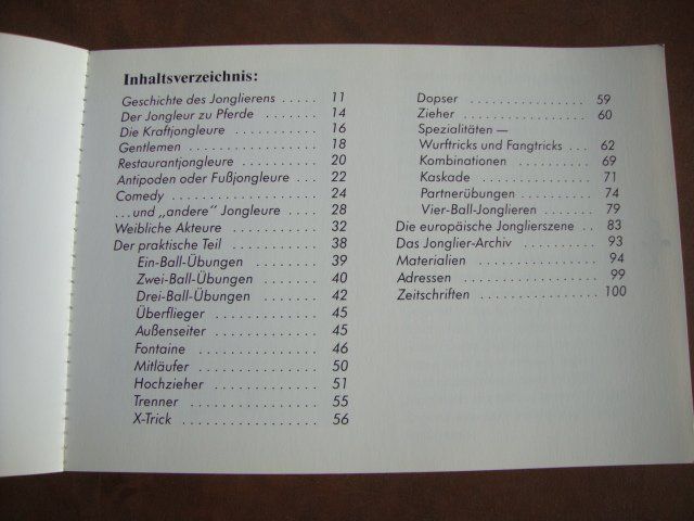 Bücher: JONGLIEREN - Spiel mit der Schwerkraft – Gebraucht aus Bern von carola31 2
