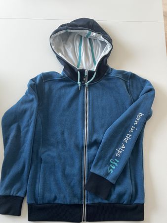 1803 Damen Kapuzenjacke Gr. 40, blau