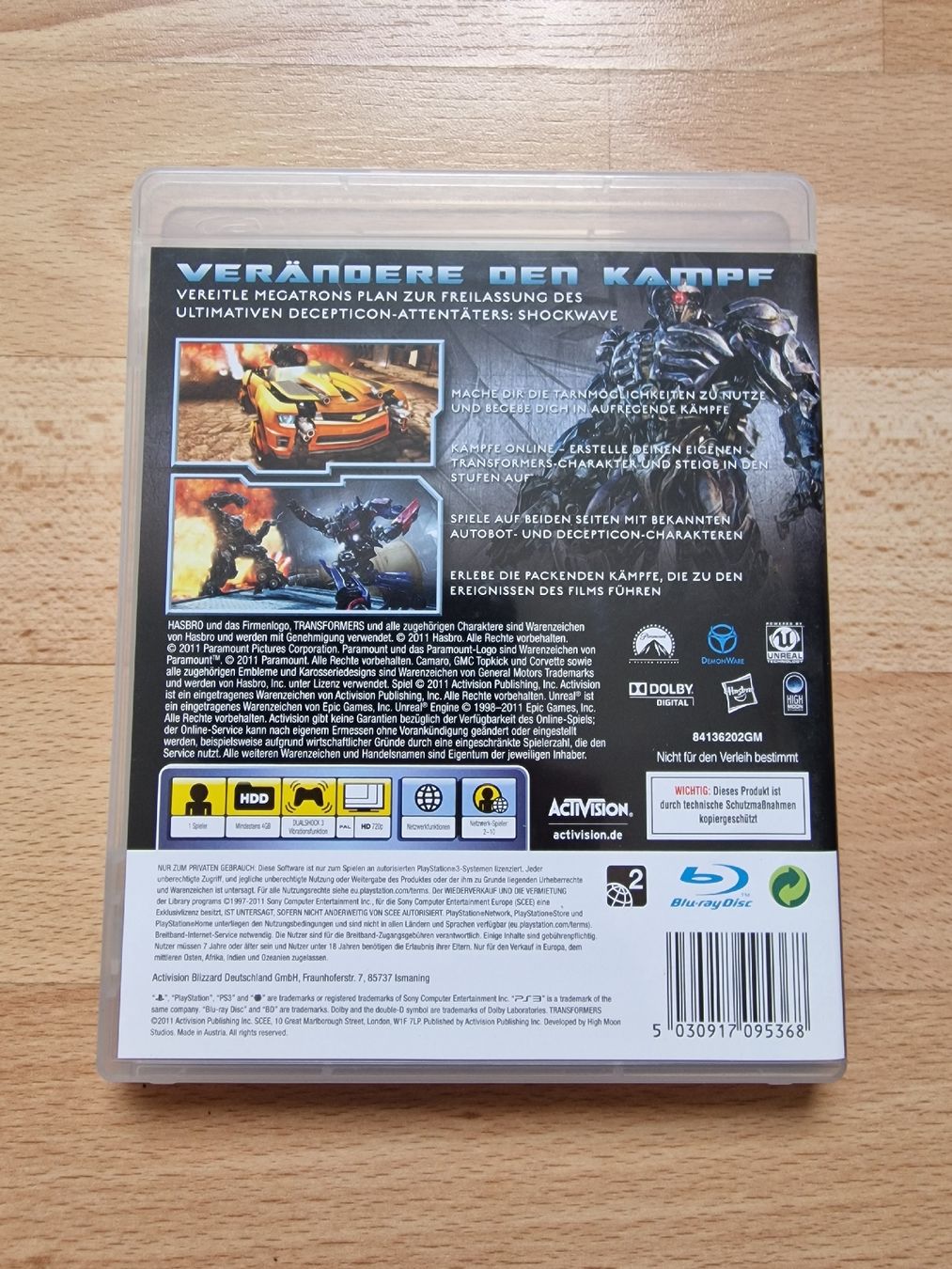 Giochi: Transformers 3 PS3 Spiel Komplett German Version – Usato da Fahrwangen venduto da luk_bhw7 2