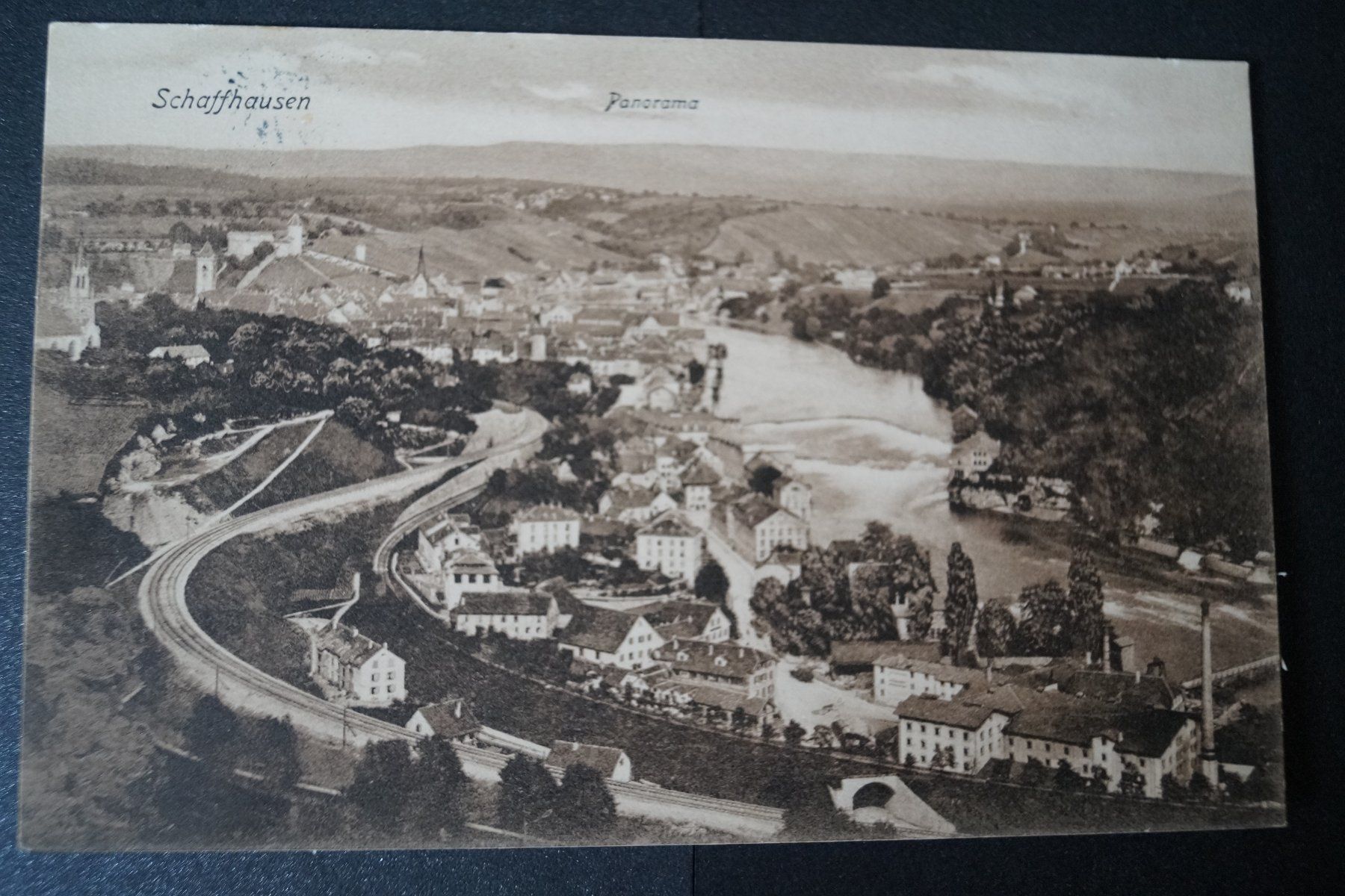 Ansichtskarten: AK Schaffhausen Panorama – Gebraucht aus Böckten von Hansi36