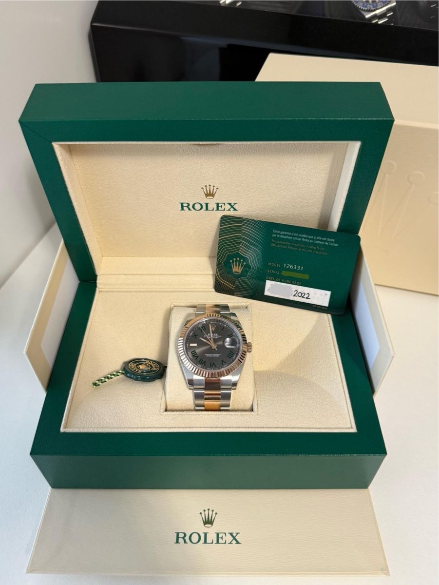 Rolex Orologi: Rolex Datejust 41 - Wimbledon Dial / Full Set! – Nuovo (secondo la descrizione) da Zürich venduto da Gazo_11 1