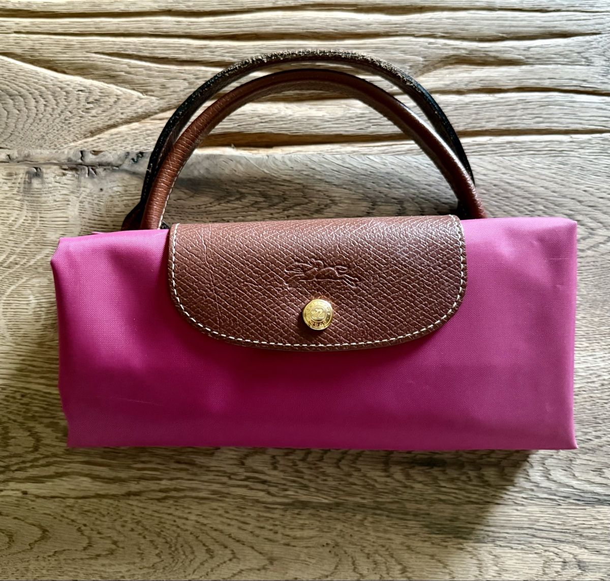 Longchamp Borse: Rosa Longchamp Le Pliage Reisetasche – Usato da Zürich venduto da Mfasti