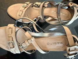 Pasito Sandals Women Size 38 Beige Used