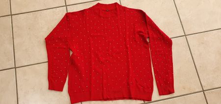 Pull rouge S