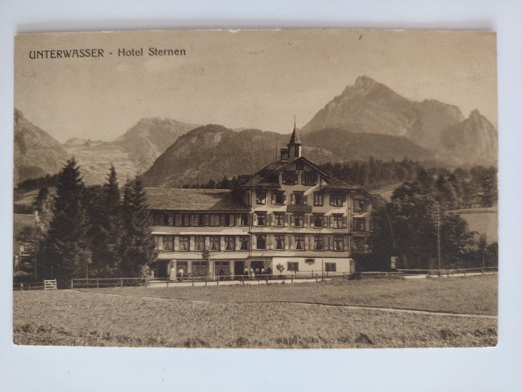 Cartoline postali: Hotel Sternen Unterwasser dat. 1915 – Usato da Ohmstal venduto da Lebensfreude05