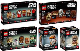 LEGO Star Wars BrickHeadz 5x: Episodes 1, 3, 6, Cody, Tusken