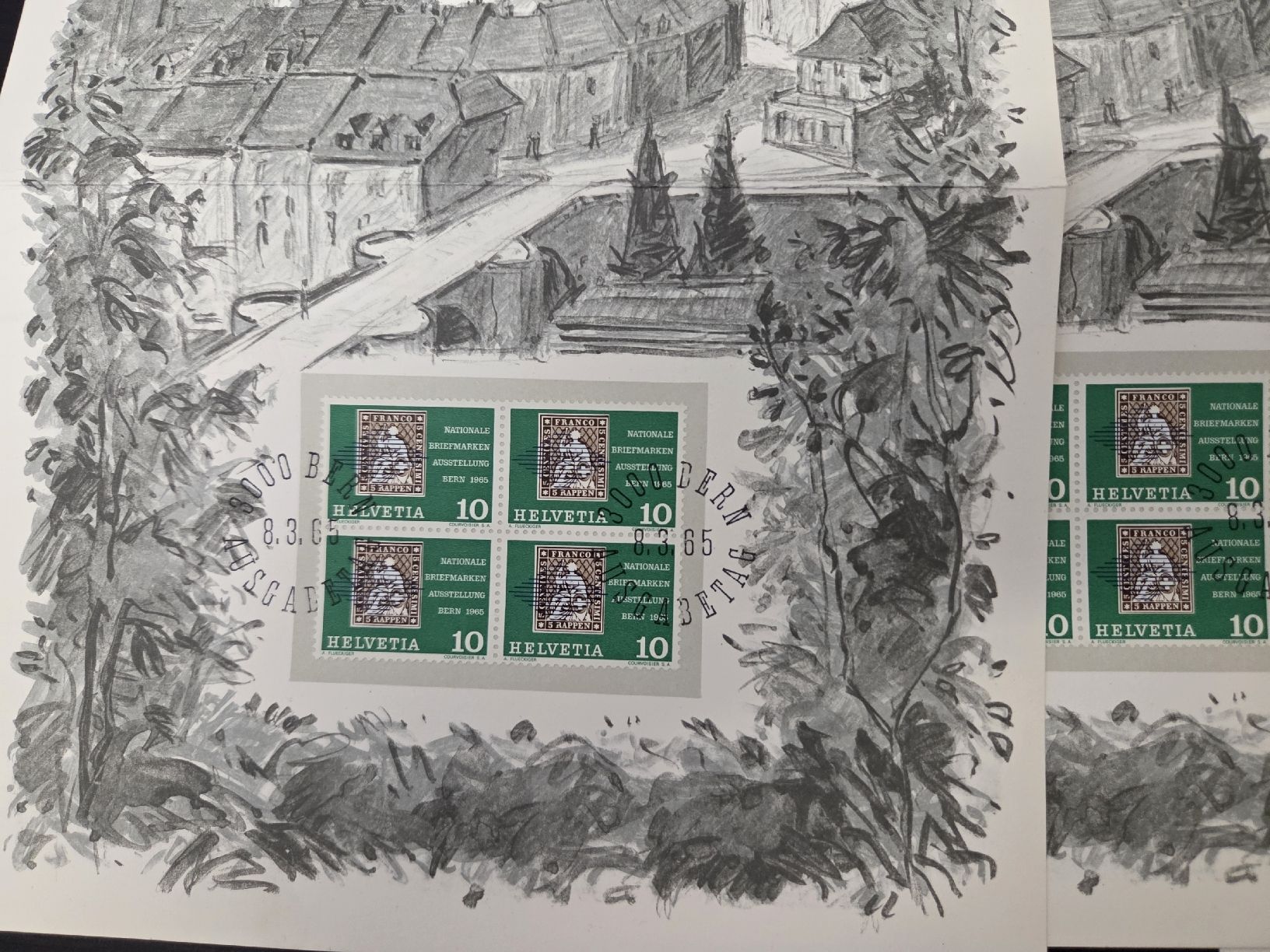 Alle Briefmarken: 3 Stk 1965 Bern Nabra  – Gebraucht aus Dietikon von Allegra34 6