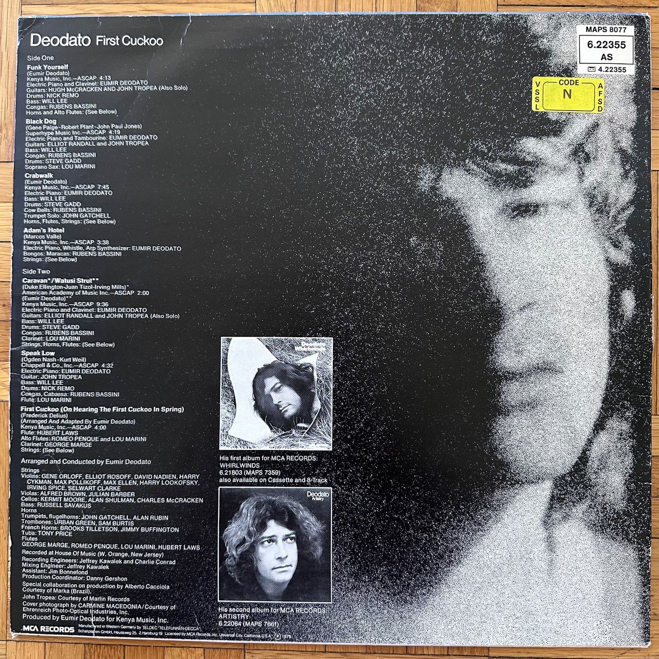 Dischi in vinile: LP - Eumir Deodato - First Cuckoo – Usato da Breganzona venduto da Onairda75 1