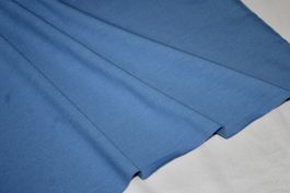 ***AUSVERKAUF*** Stoff Baumwolljersey uni himmelblau
