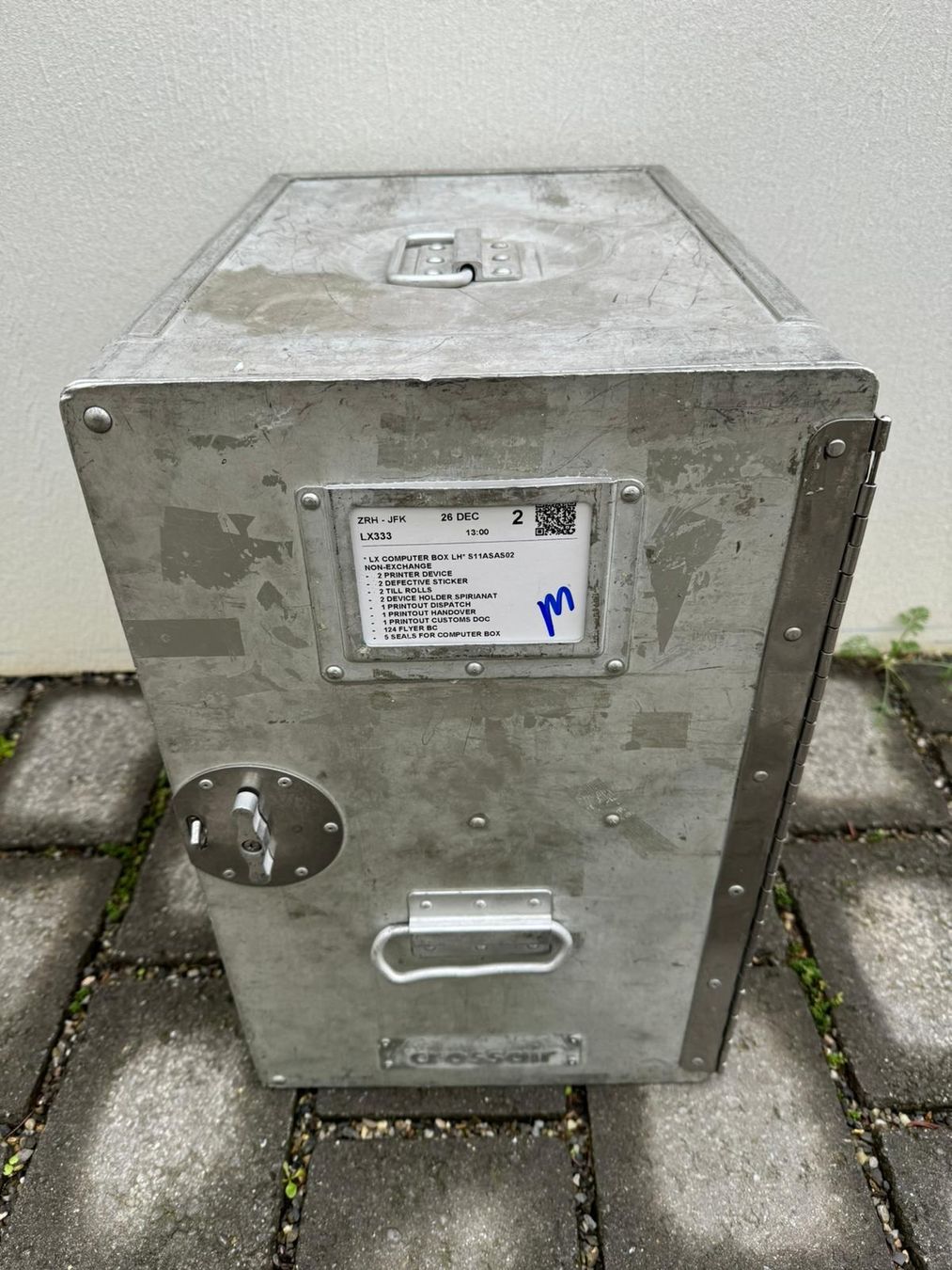 Contenitori edile: Crossair - Airline Galley Container – Usato da Ostermundigen venduto da airline-trolley