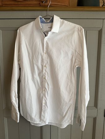 Hemd SELECTED / HOMME Slim Fit Weiss Grösse M
