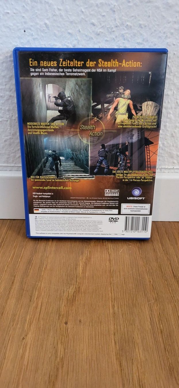 Sony Giochi: PS 2 - Splinter Cell Pandora Tomorrow – Usato da Münsingen venduto da DigitaleSpielecke 1