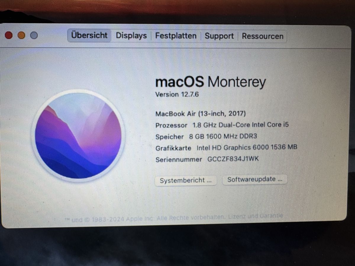 Apple Notebooks: MacBook Air 13-inch, 2017, Intel Core i5, 8GB RAM – Gebraucht aus Binningen von happy_xx 9