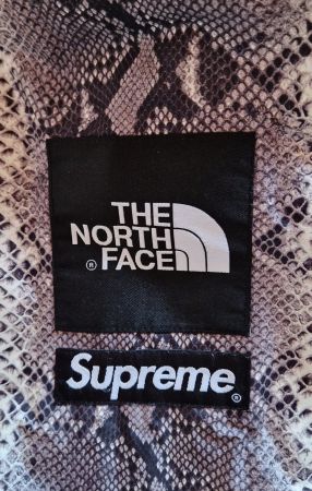 SUPREME x TNF Snakeskin Jacke
