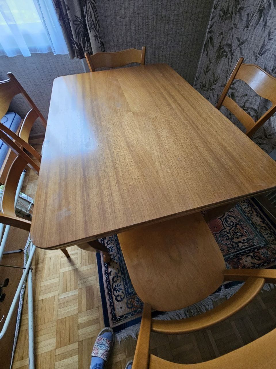 Set di tavolo e panche: Table extensible + 6 chaises – Usato da Chalais venduto da Luk_nc2b 1
