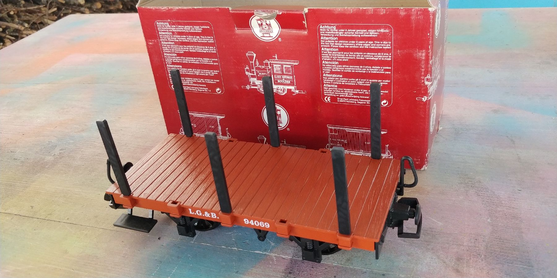 Modellini di ferrovie: 2 Güterwagen G-Spur – Usato da Waltenschwil venduto da Feacli 1