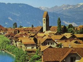 Unterseen  Interlaken , Kirche 1988