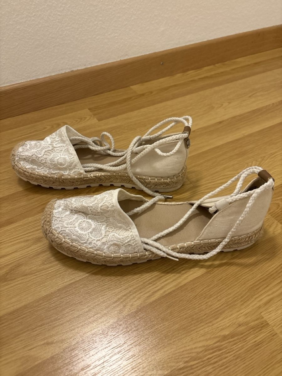 Scarpe da donna: Sommer Espadrilles mit Schnürung, Grösse 40 – Usato da Baar venduto da steffi_16 2