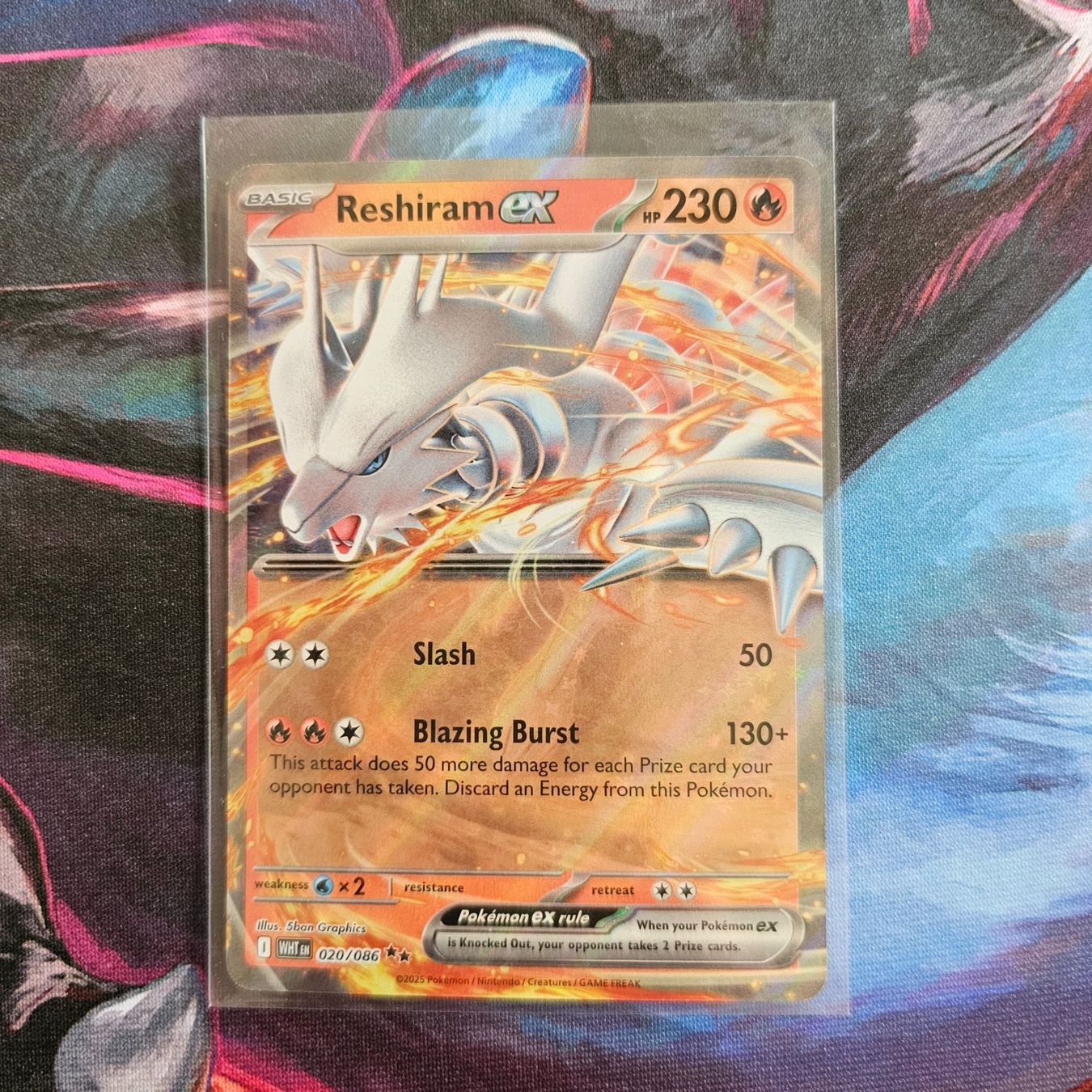 Pokémon Carte collezionabili: Pokemon Reshiram EX WHT 020/086 ENG – Usato da Zofingen venduto da AcoBraco