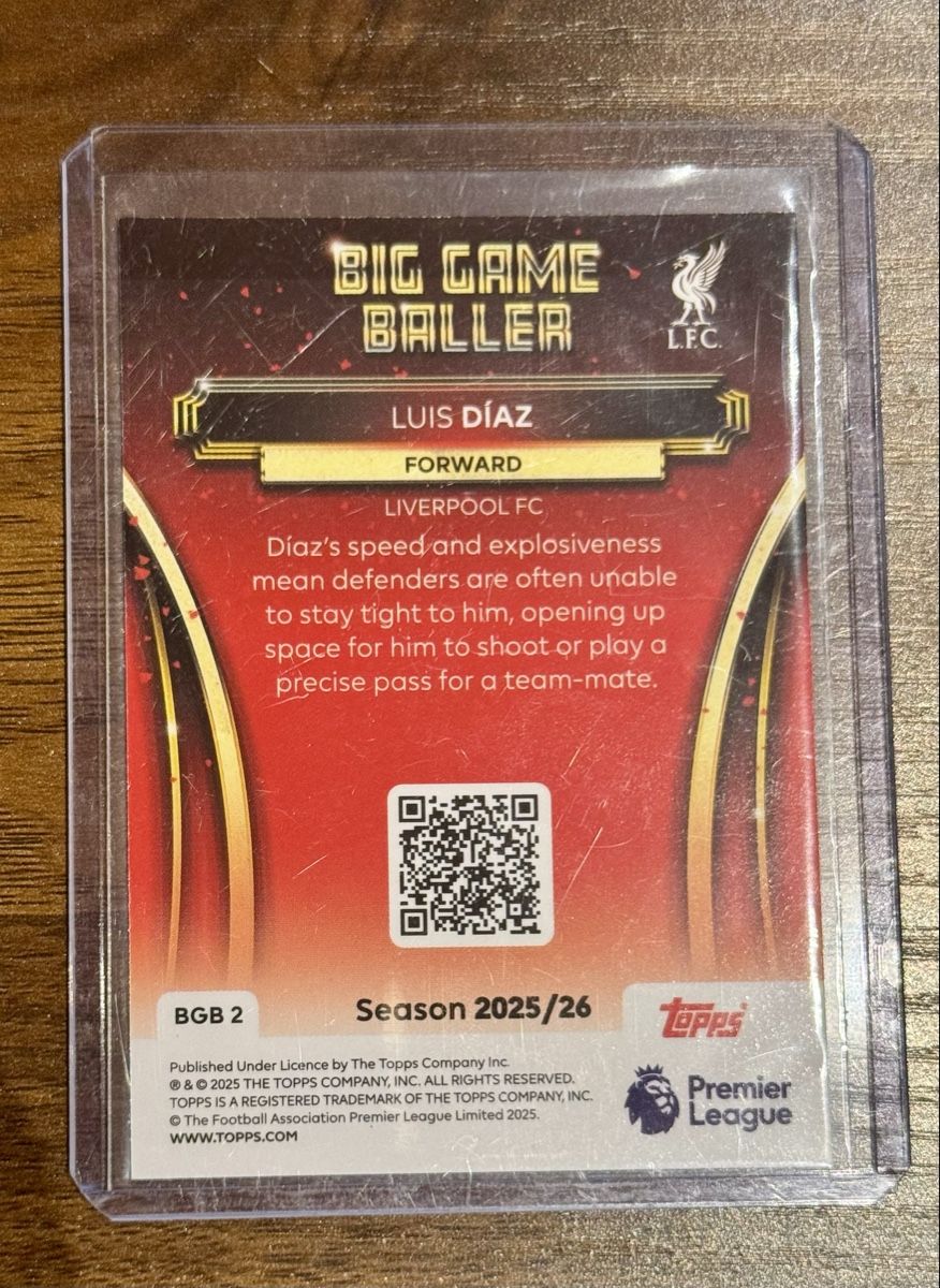 Topps Carte collezionabili: Luís Díaz – Nuovo (secondo la descrizione) da SAXON venduto da Mic_9 1