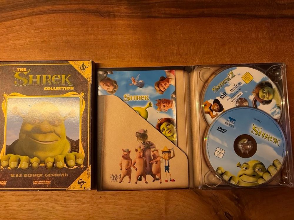 Shrek Collection DVD Box, Top Zustand, Spass für die Familie (Gebraucht ...