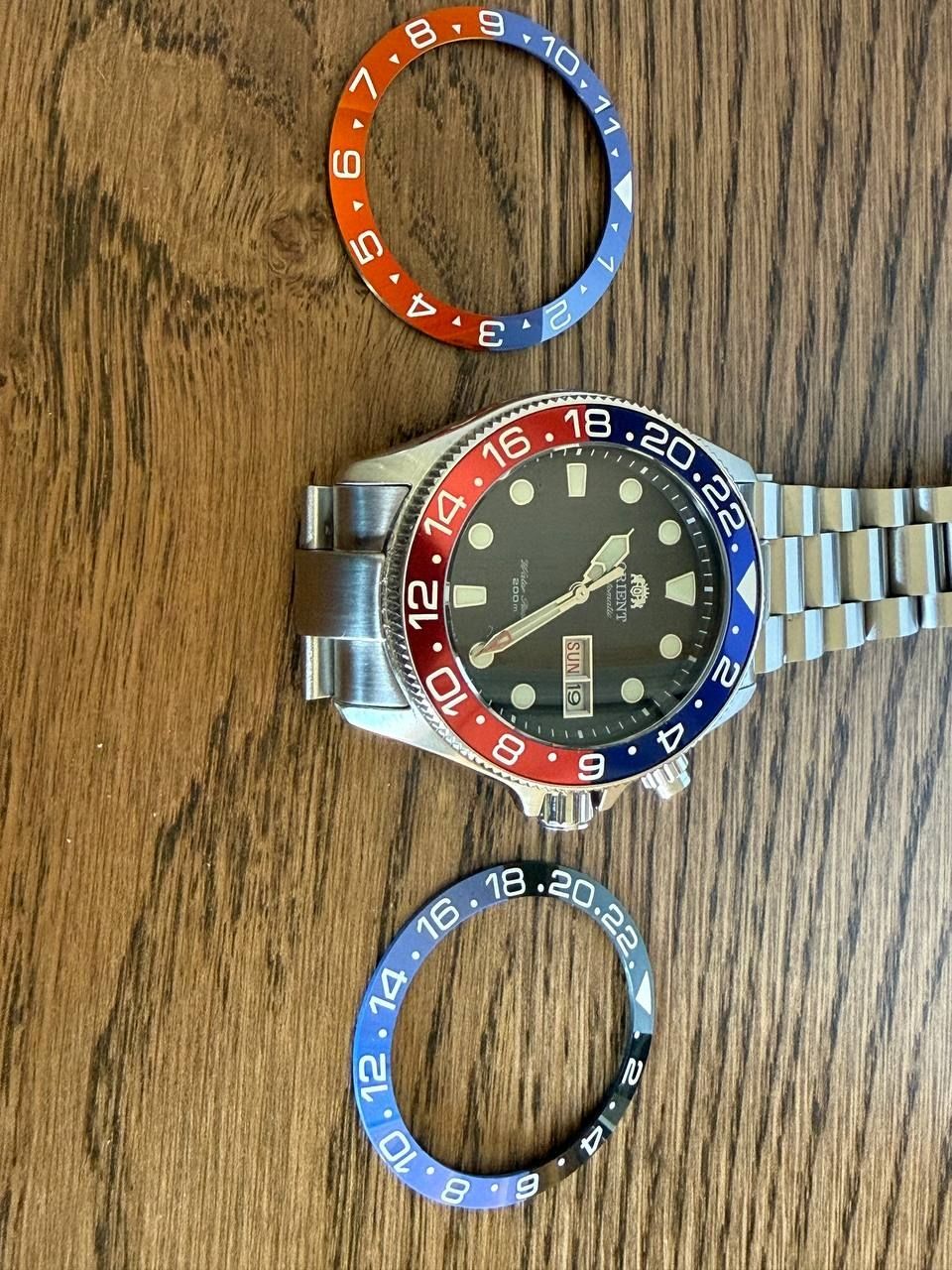 Orient Orologi: Orient Ray Custom Saphirglas, Strapcode Armband, Pepsi GMT – Usato da Boll venduto da YD3067 3
