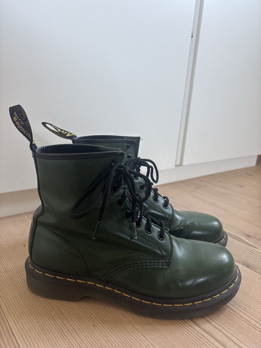 Dr. Martens Scarpe da uomo: Dr. Martens 1460 Stiefel Grösse 40 grün – Usato da Stans venduto da lin_psv7 4