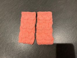 Handgestrickte Pulswärmer, sehr weich