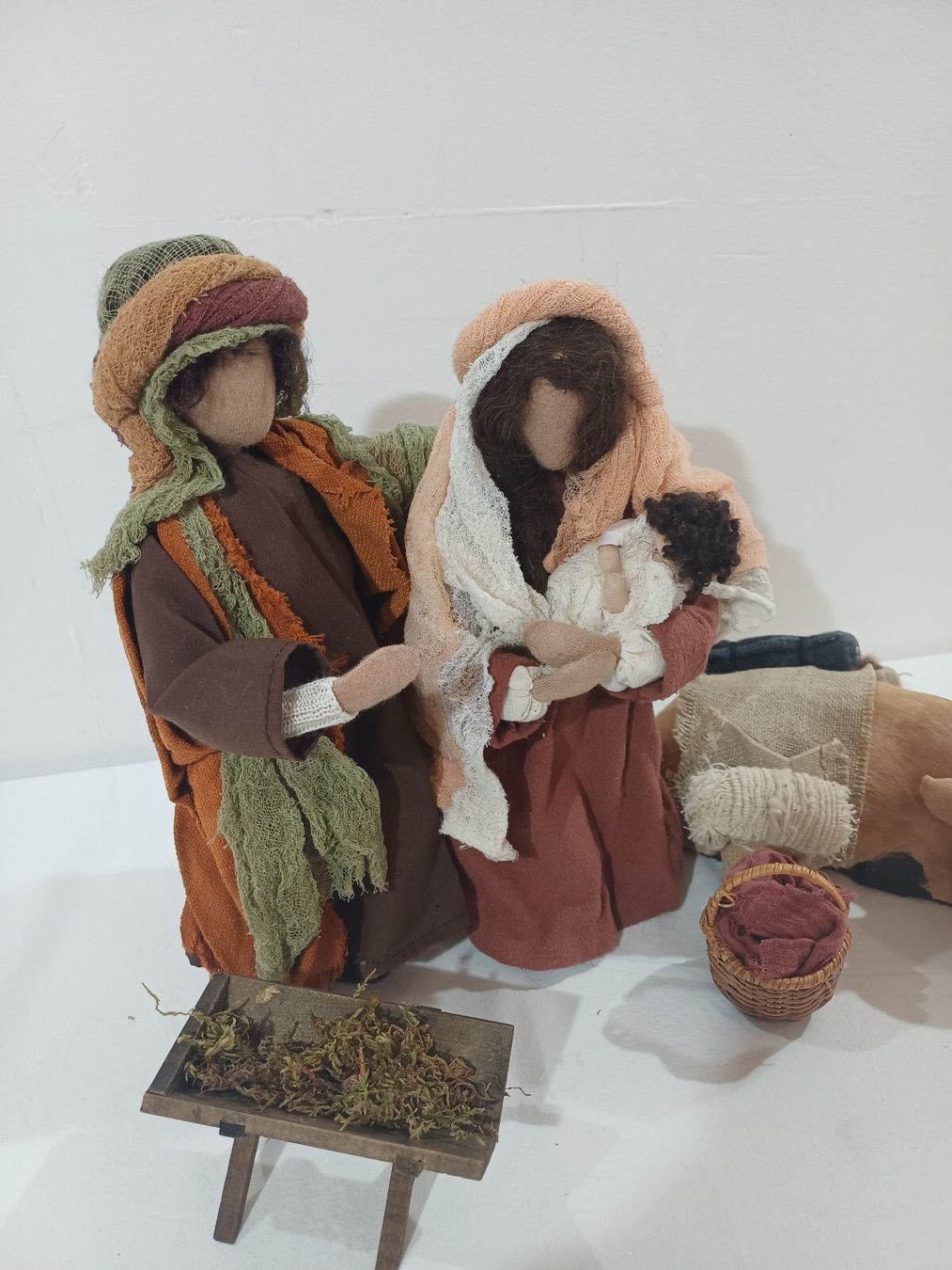 Figuren: Schwarzenberger Krippenfiguren: Maria & Josef mit Ochse – Gebraucht aus Luzern von IG_Arbeit 1