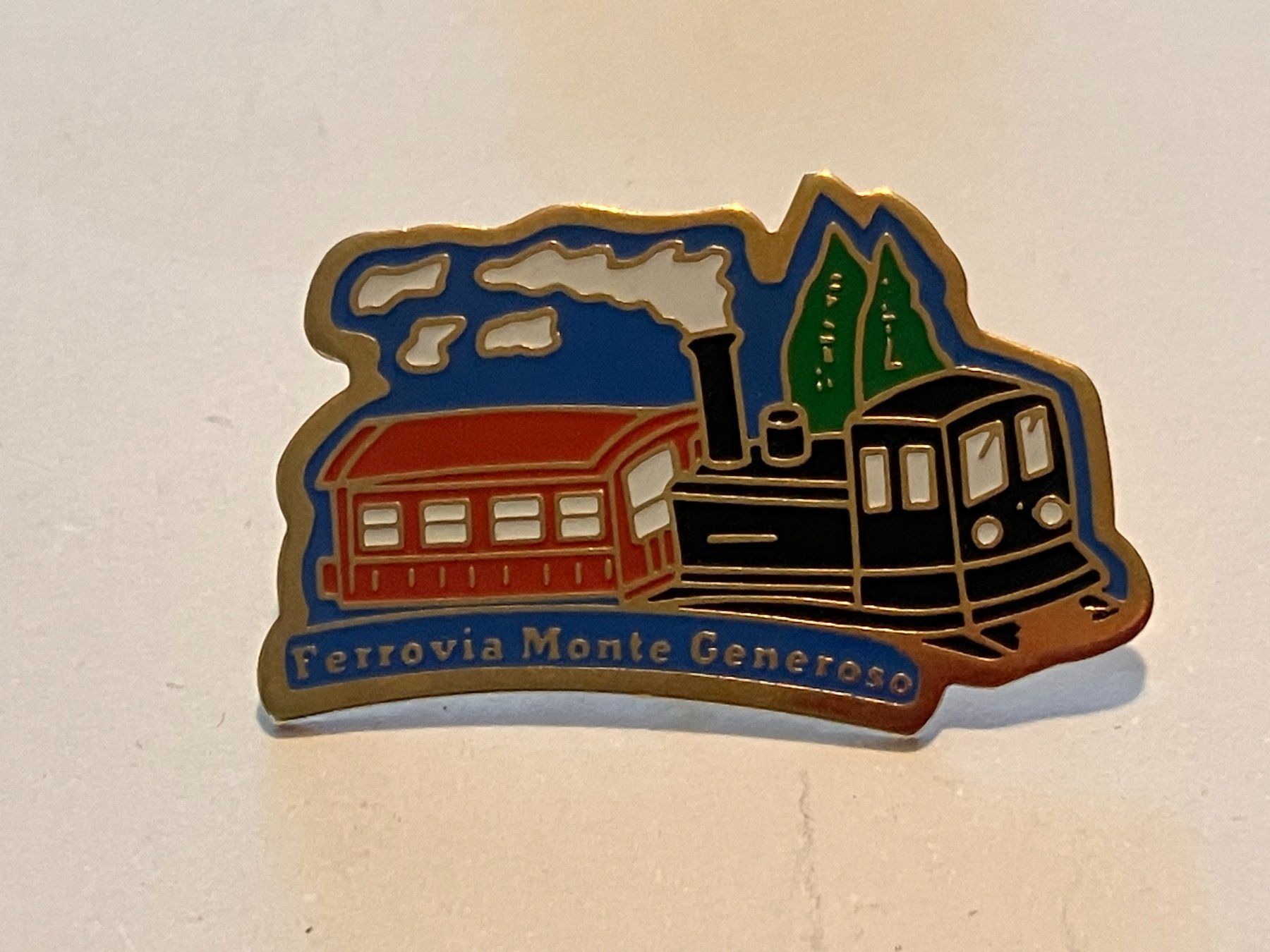 Placchette & Badge: 1 Pin Ferrovia Monte Generoso – Usato da Basel venduto da djwwpp