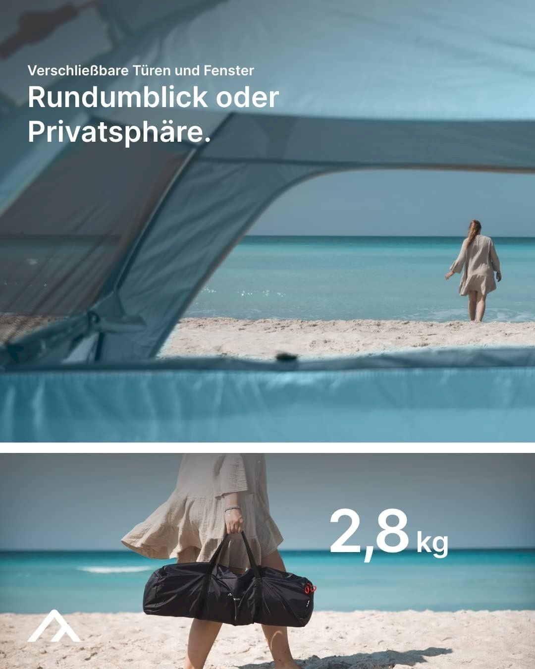 Tende : Qeedo Quick Palm Oceanblue – Nuovo e nell'imballaggio originale da Bottighofen venduto da zaap 3