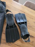 Taucherflossen RK3 Grösse L schwarz mit Beutel