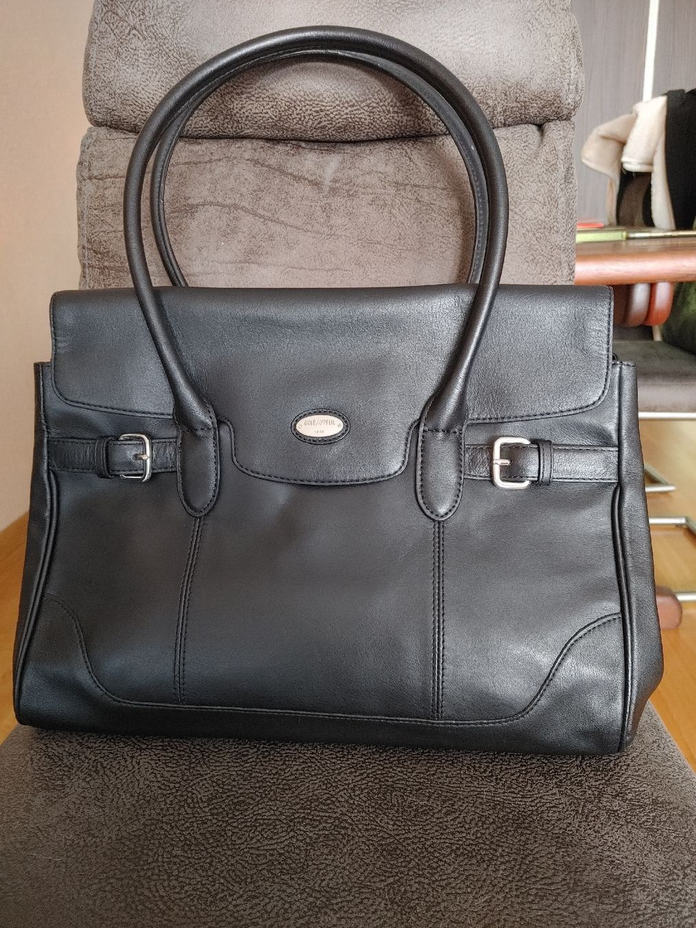 Borse da donna: Tasche Ledertasche "Goldpfeil", klassische Tasche – Usato da Grenchen venduto da ser_bsj2 1