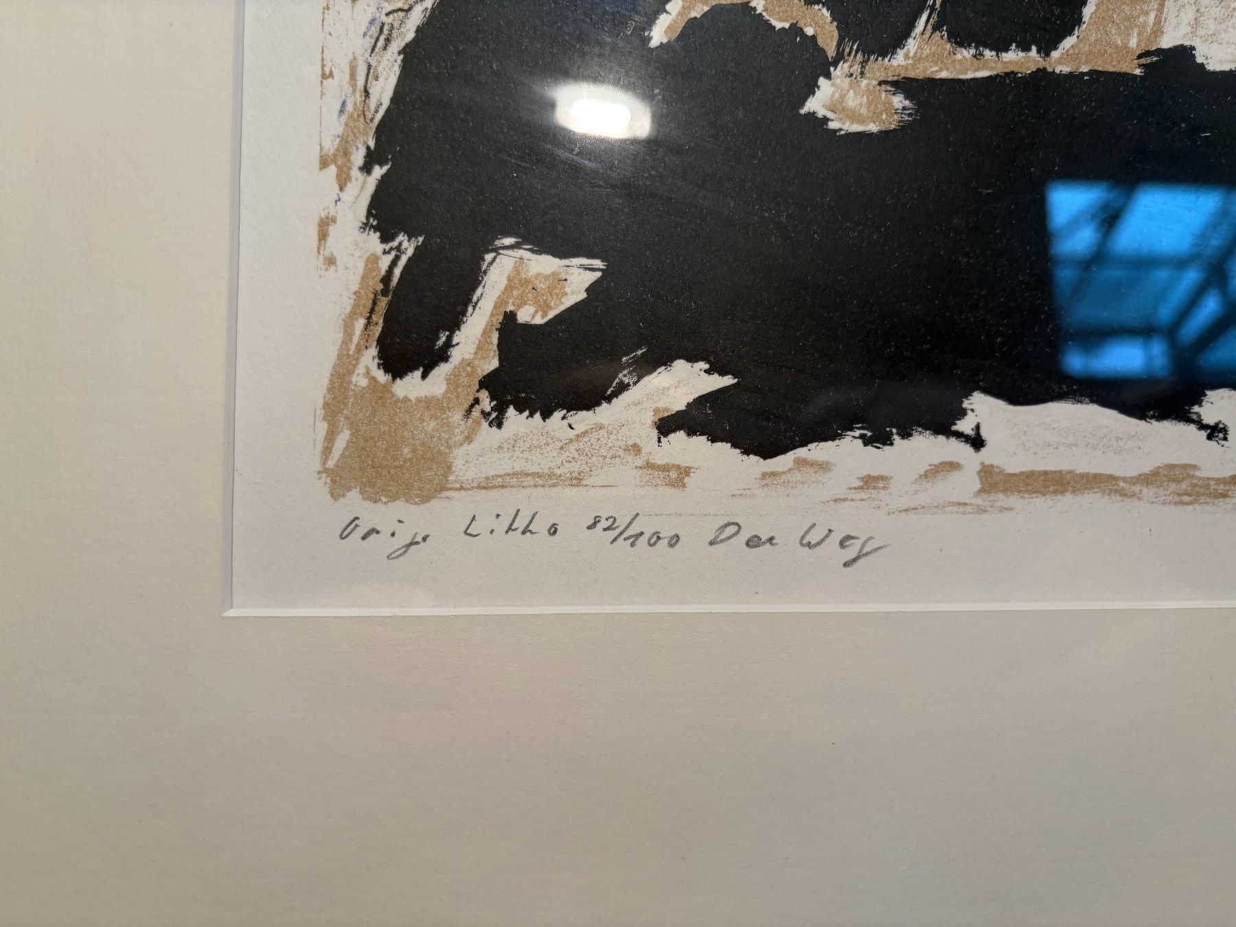 Arts picturaux & lithographies: Original Lithografie von Josef Ebnöther "Der Weg" – D'occasion à Cham par wasudami 1