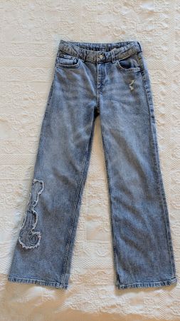 H&M Wide Leg Jeans Gr. 164