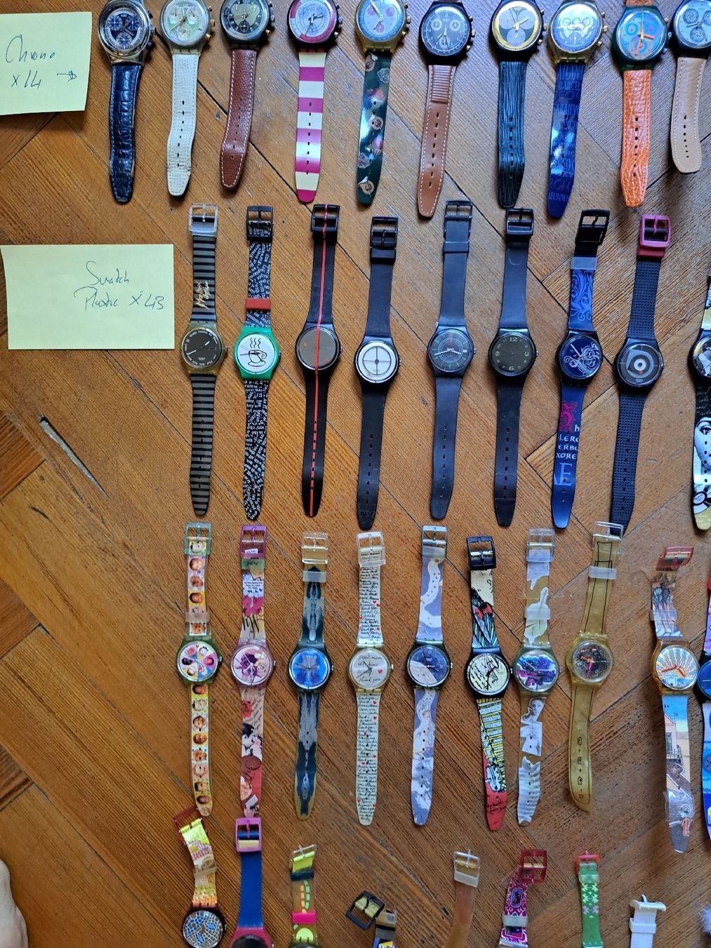 Swatch Montres: Lot de 93 Swatch avant 2000 jamais porté, soit 9.-/pce ! – Neuf (Voir description) à Yverdon-les-Bains par lolette2006 6