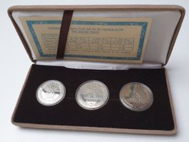 🇰🇷 Korea Olympic Proof set: 20k+10k+1k Won 1983 - Silver