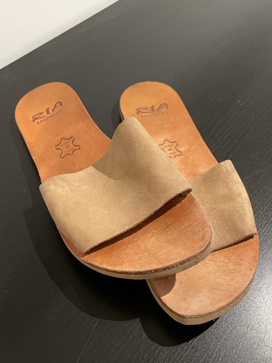Scarpe da donna: Sandale aus Leder – Usato da Zofingen venduto da silbosja