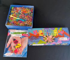 Rainbow Loom Set komplett mit Gummis und Anleitungsbuch