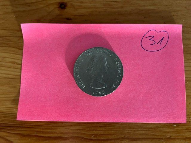 Tutti le monete: Münze1965 Elisabeth II – Usato da Niederwil AG venduto da dahu75