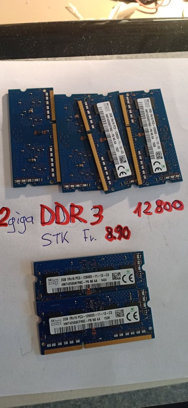Schede di memoria: 4  GIGA RAM DDR 3 NOTEBOOK – Usato da wila venduto da audi48 1