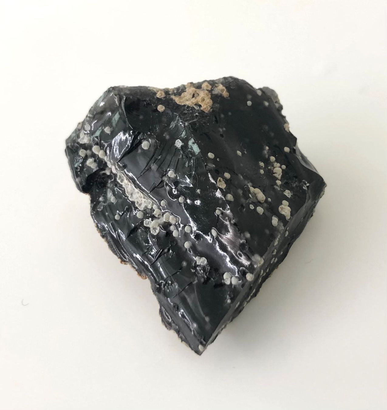 Minerali & Pietre curative: Kristall Obsidian mit Bims – Usato da Inwil venduto da TheSwissEagle 1