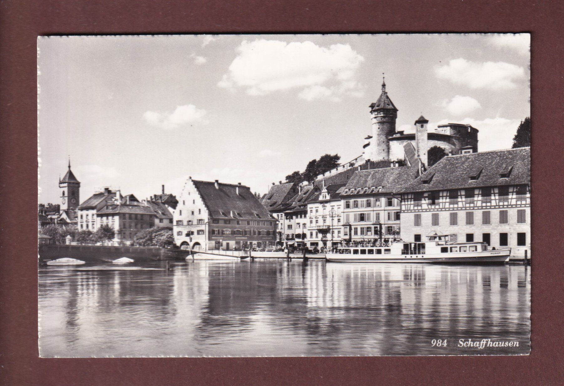 Cartes postales: SCHAFFHAUSEN - Teil mit Munot – D'occasion à Pully par nicecards-shop