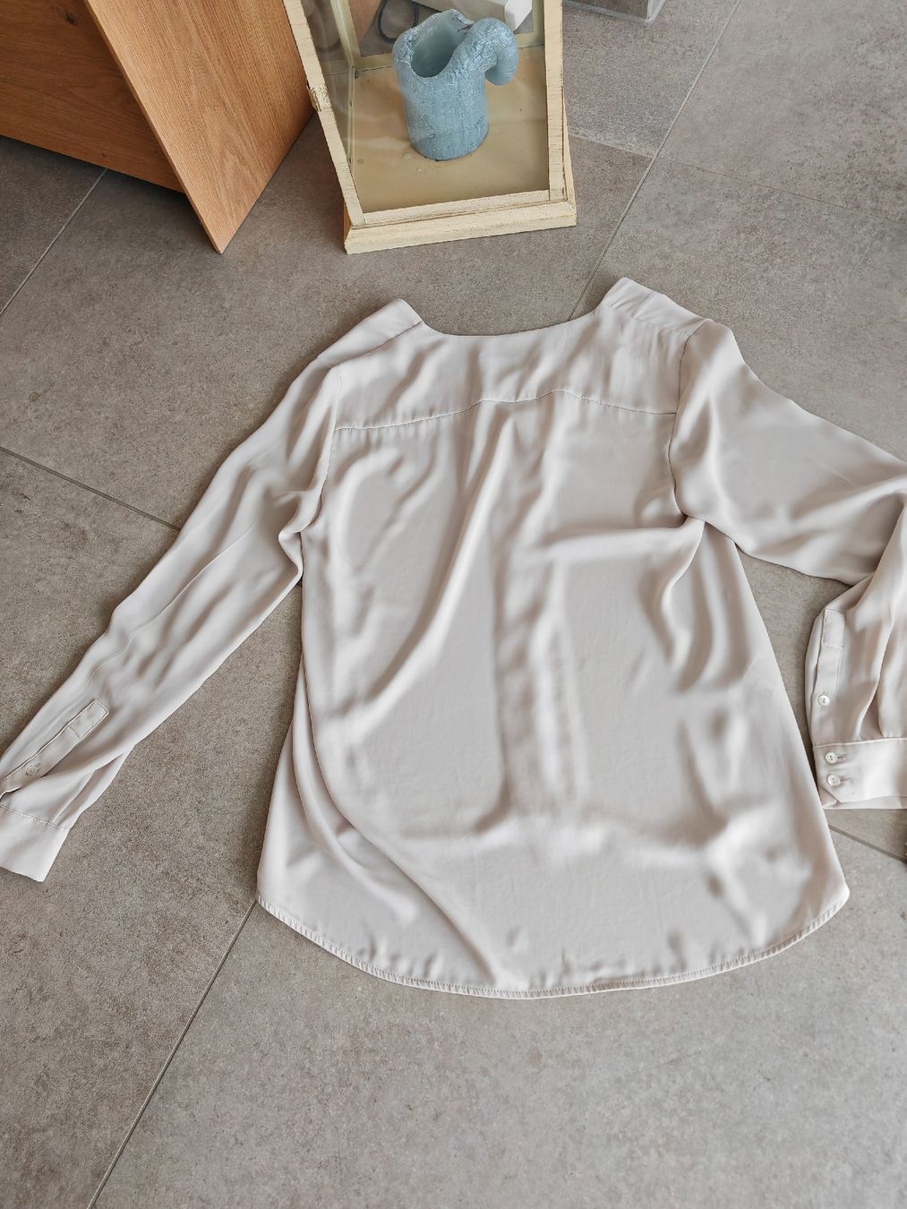 Mango Camicette: Chemisier Mango beige élégant taille XS – Nuovo (secondo la descrizione) da Longirod venduto da ali_nsd5 4